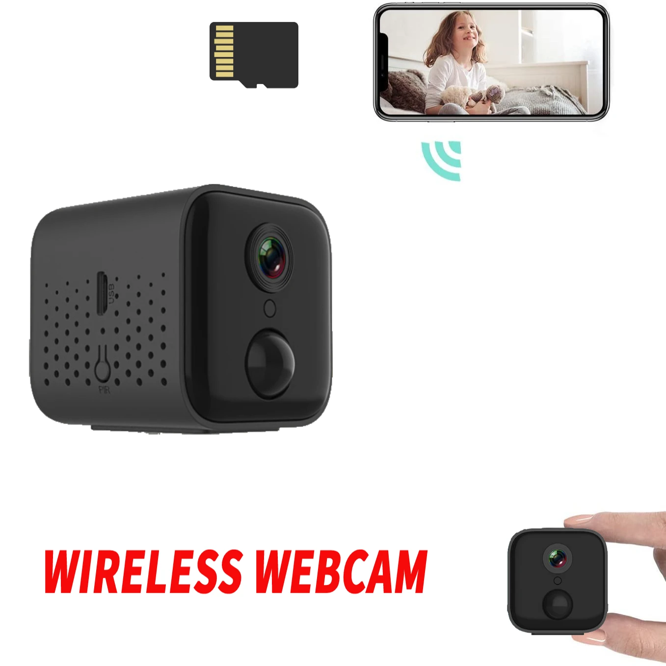 

Мини-камера Wifi микро камера Wifi 360 наружная камера Go Pro беспроводной микрофон 155 ° Широкий угол 1080P HD видеозапись 30fps 2K