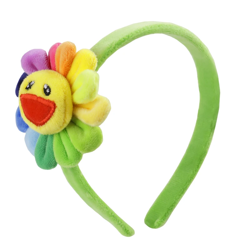 Цветная повязка на голову с подсолнухом для мытья лица мягкий макияж женские