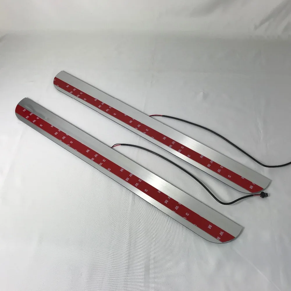 

Express delivery led door sill plate strip welcome light threshold guard protectors for Subaru Legacy b4