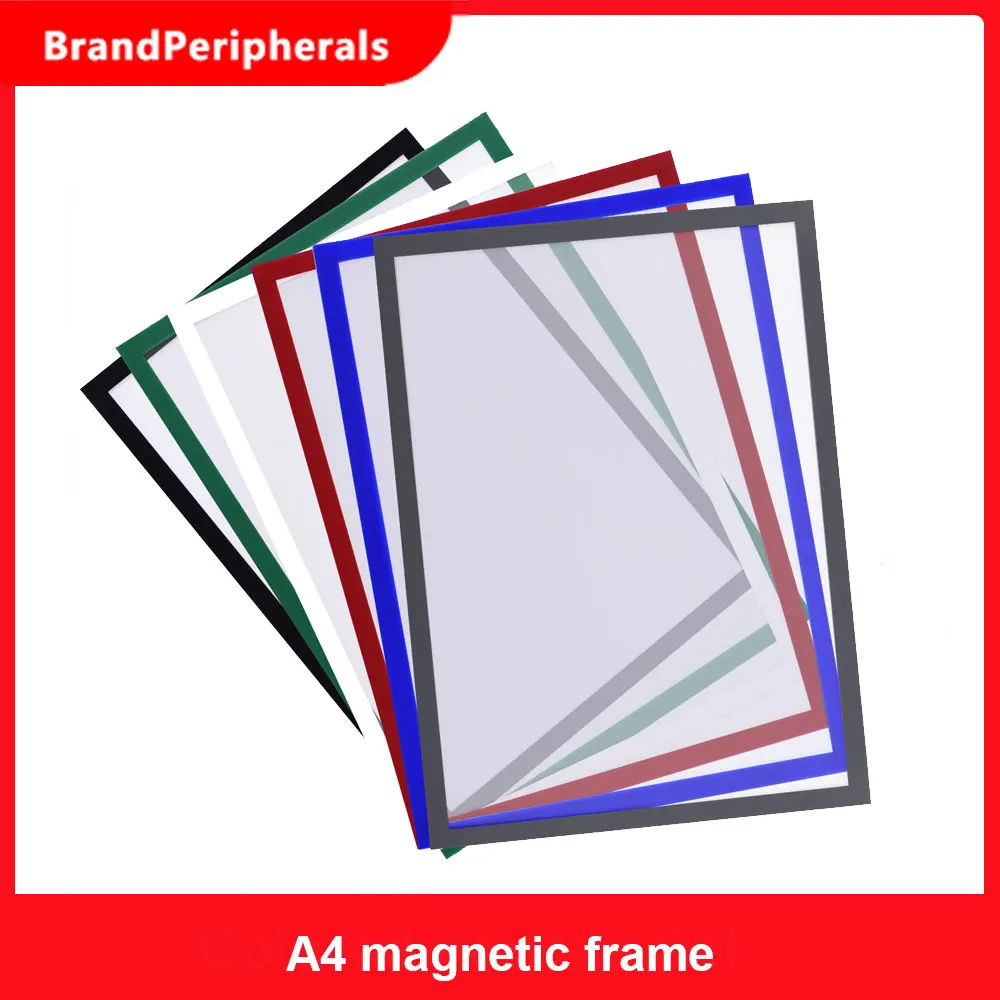 Магнитная рамка для документов Прозрачная ПВХ размером A4 фотографий и надписей