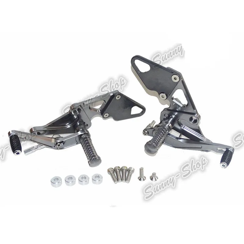 Waase для Yamaha MT 07 MT07 FZ FZ07 2013 2014 2015 2016 CNC Регулируемые задние комплекты Rider Rearset