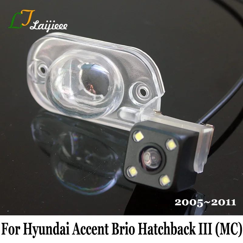 

Parking Cameras For Hyundai Accent Brio Hatchback III MC 2005~2011 / HD Night Vision Car Rear View Reverse Camera For Auto