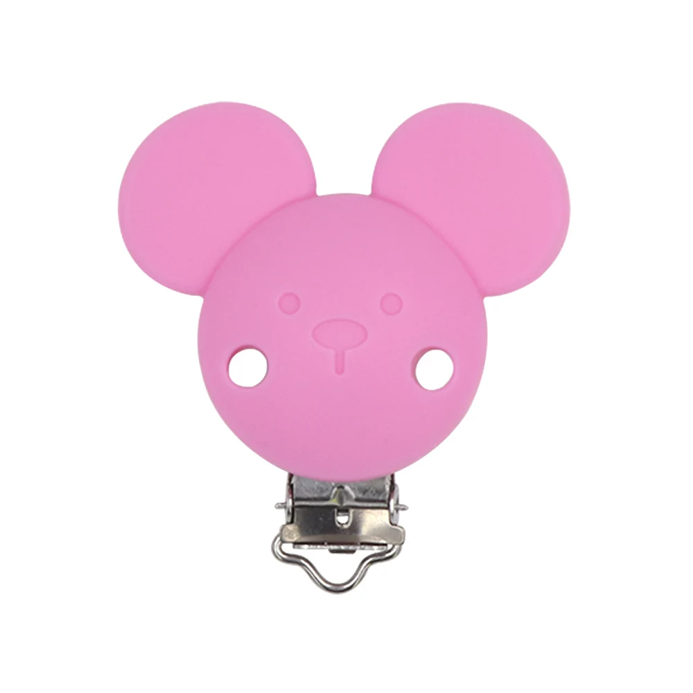 Joepada-chupete de cuentas redondas de silicona para beb&eacute;, chupete de Mickey para dentici&oacute;n, fabricaci&oacute;n de joyer&iacute;a de enfermer&iacute;a, 10 Uds.-2