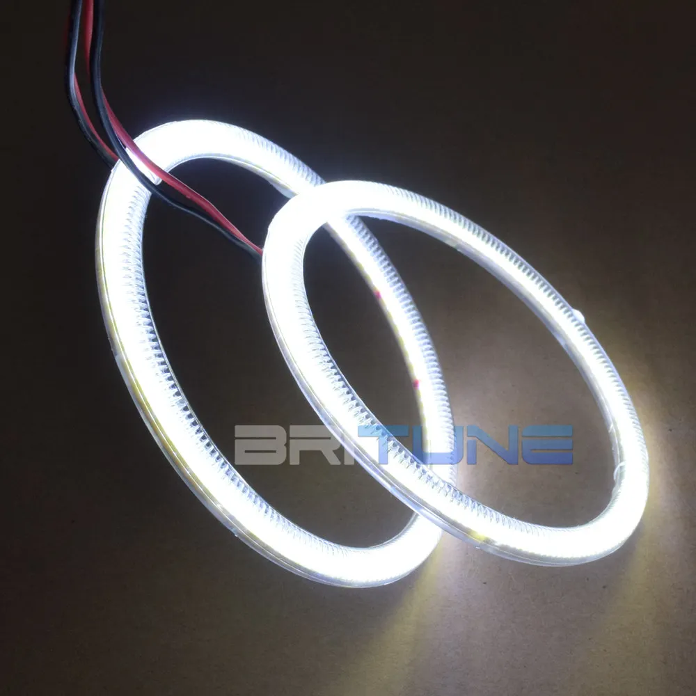 COB ангельские глазки тюнинг для BMW E46 ti/td Compact E83 E91 E90 X3 галогенные фары LED Halo DRL
