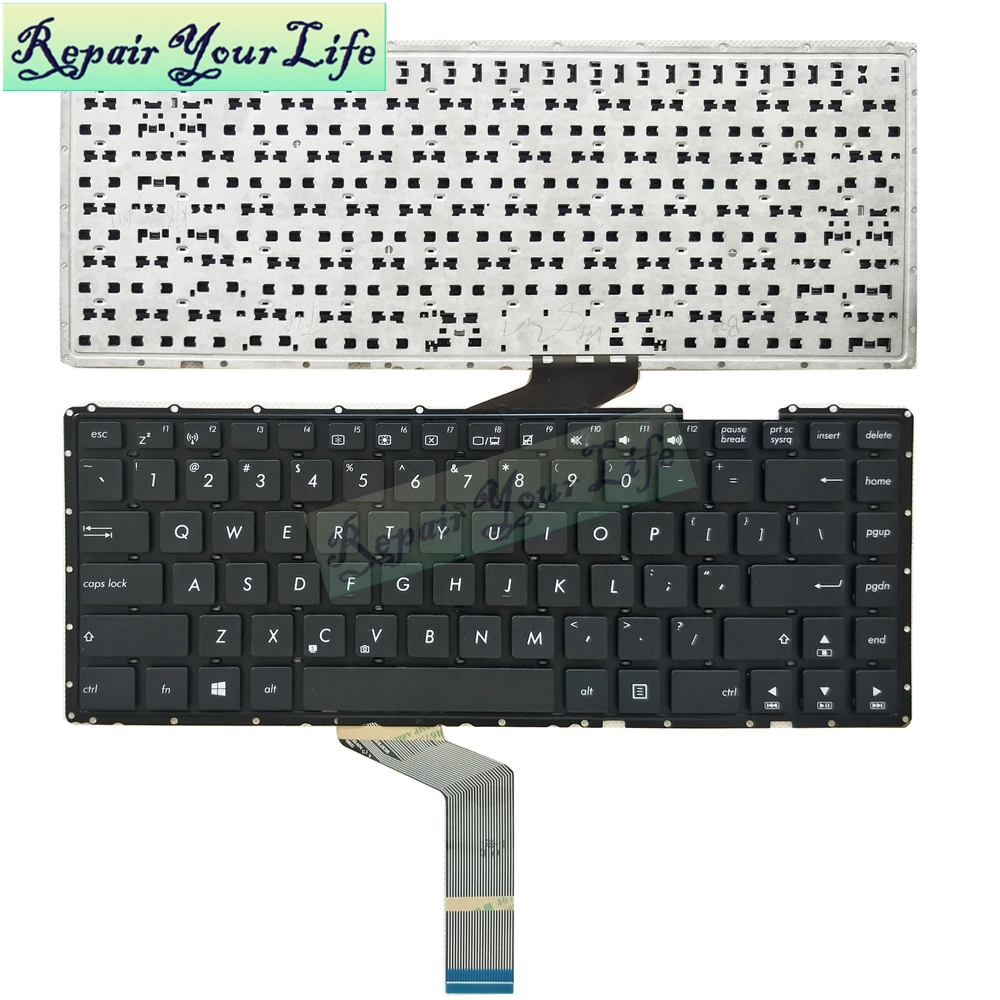 

laptop keyboard for Asus P452 P452A P452L P452LJ P452S PX452 PX452L US English black MP-13K83UA-4427 0KNX0-4100UA00