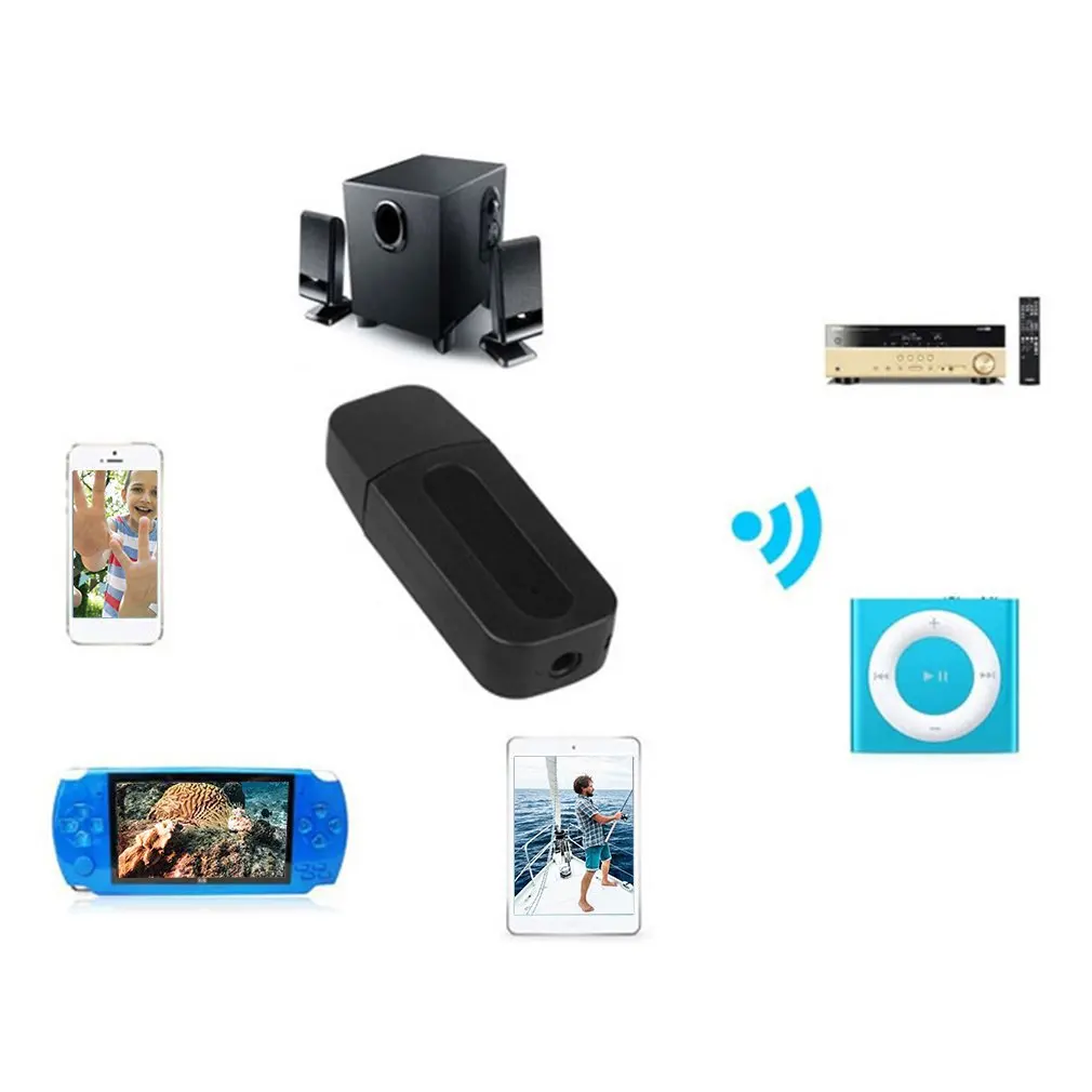 

3,5 мм разъем USB Bluetooth AUX беспроводной автомобильный аудиоприемник A2DP музыкальный приемник адаптер для Android/IOS мобильный телефон MP3 PlayerTool