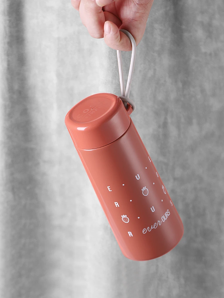 Японский студенческий термос с крышкой вакуумная фляжка Термокружка Из