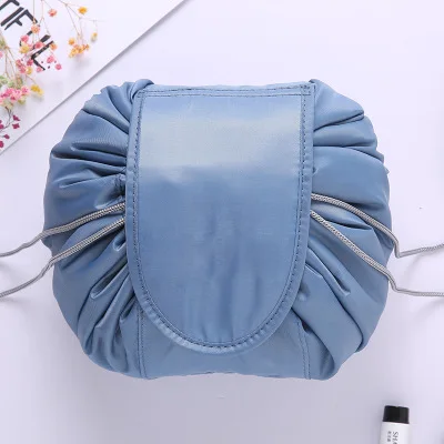 Gray-Blue PLEEGA женская косметичка на шнурке для путешествий, косметичка, органайзер, косметичка, чехол, сумка для хранения, набор туалетных и косметических принадлежностей, коробка - Цвет: Gray-Blue