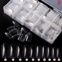 misscheering 500 pcsset fake nail tips accessories for art decoration extension 2021 fashion false nails with diy manicure