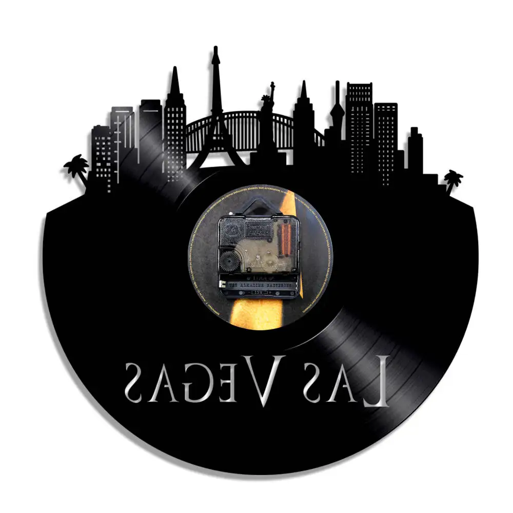 Настенные часы Город азартных игр Горизонт Невада домашний декор винтажные