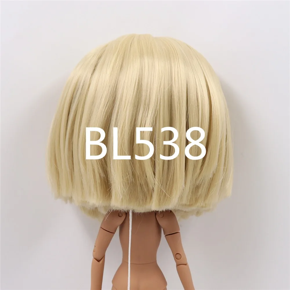Blyth кукла ледяной парик rbl головы и купол короткие волосы для DIY пользовательские куклы аксессуары игрушки