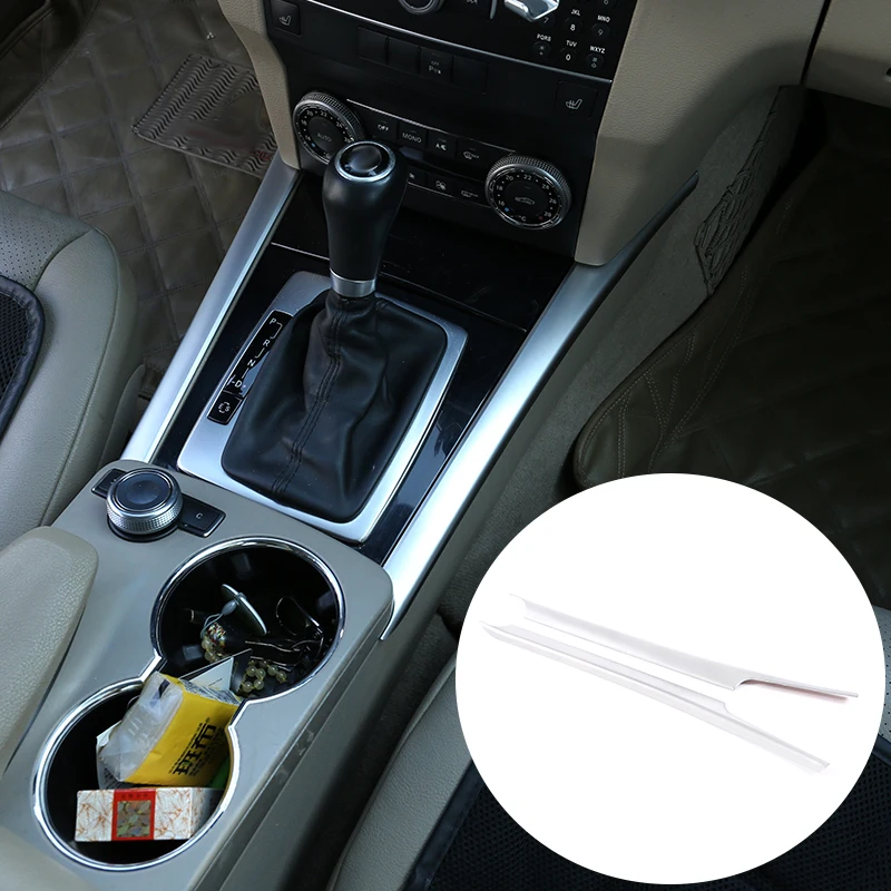Хромированные декоративные полосы для центральной консоли Mercedes benz GLK Class X204 2008 2015