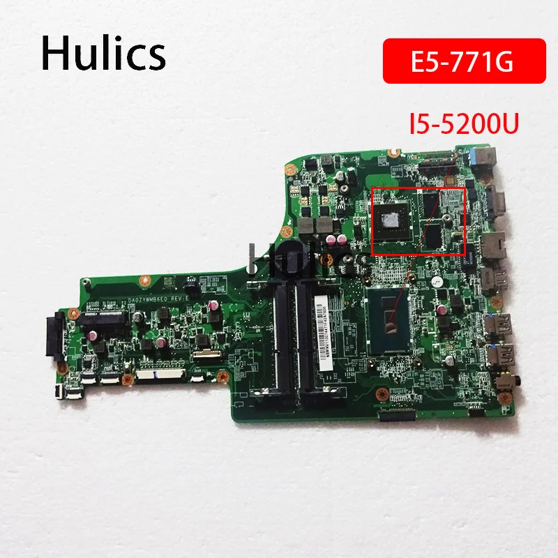 

Оригинальная материнская плата для ноутбука Hulics DA0ZYWMB6E0 для ACER Aspire E5-771 E5-771G SR23Y CPU