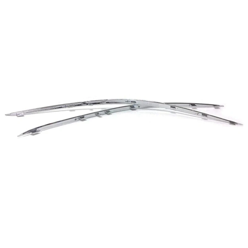 1 пара хромированные полосы для переднего бампера Mercedes W211 E320 E350 E550 E63 AMG 2118852321