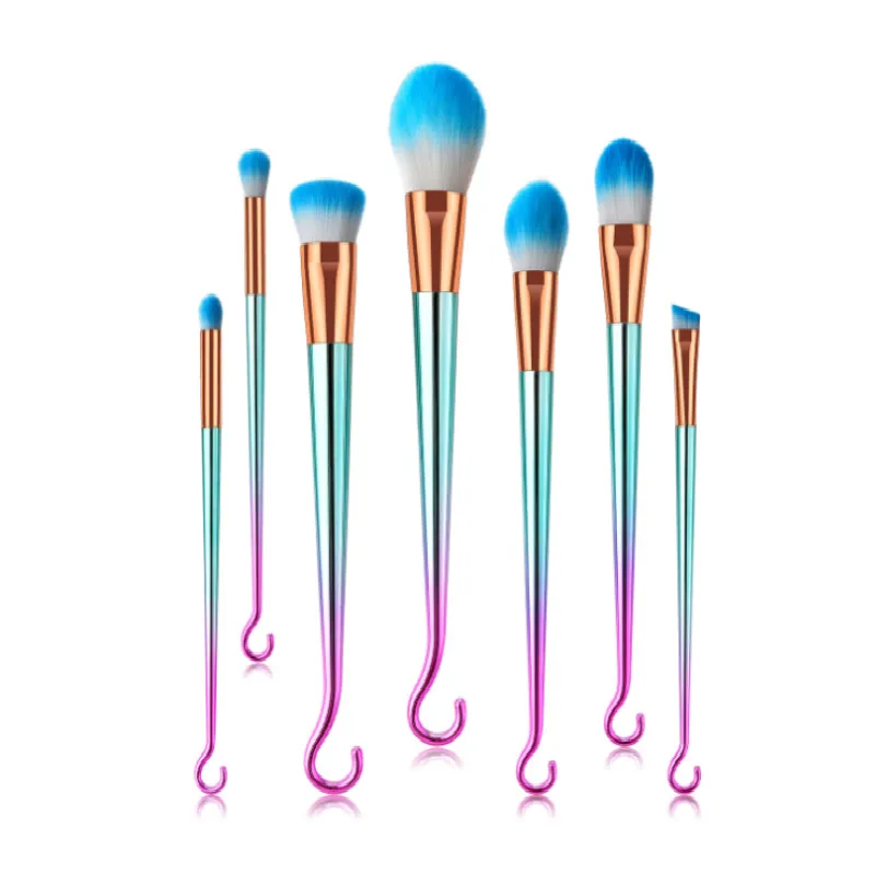 Набор кистей для макияжа с круглым крючком 7 шт.|Аппликатор теней век| |