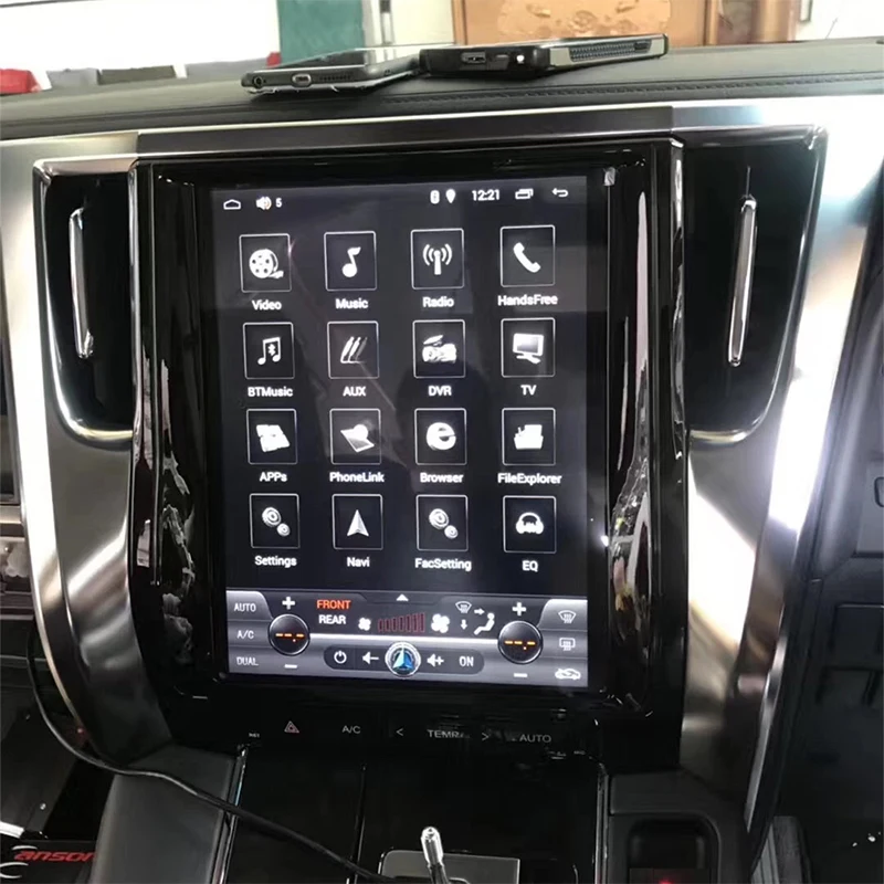 LiisLee Автомобильный мультимедийный GPS Hi Fi аудио Радио стерео для TOYOTA Alphard Vellfire AH30 2015