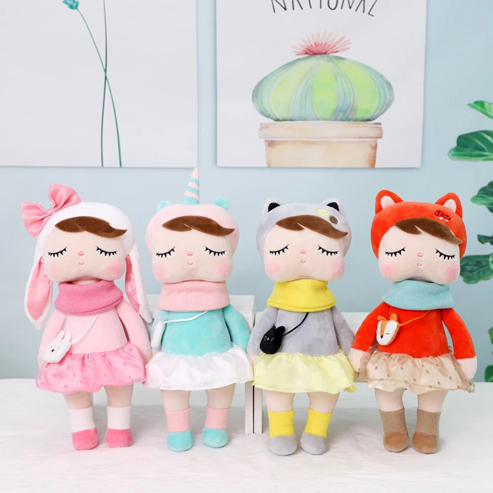 Metoo forest angela оригинальная милая плюшевая Детская кукла в виде кошки единорога