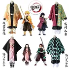 Костюм для косплея аниме Demon Slayer Kimetsu no Yaiba Kamado Nezuko Kamado Tanjirou Agatsuma Zenitsu Tomioka Giyuu