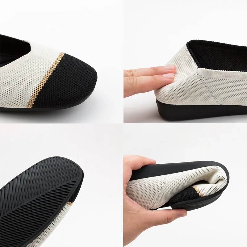 

New Solid Color Wedges Shoes Breathable Wear-resistant Fashion All-match Light Shoes Soft Sole Comfortable Casual Outing Shoes