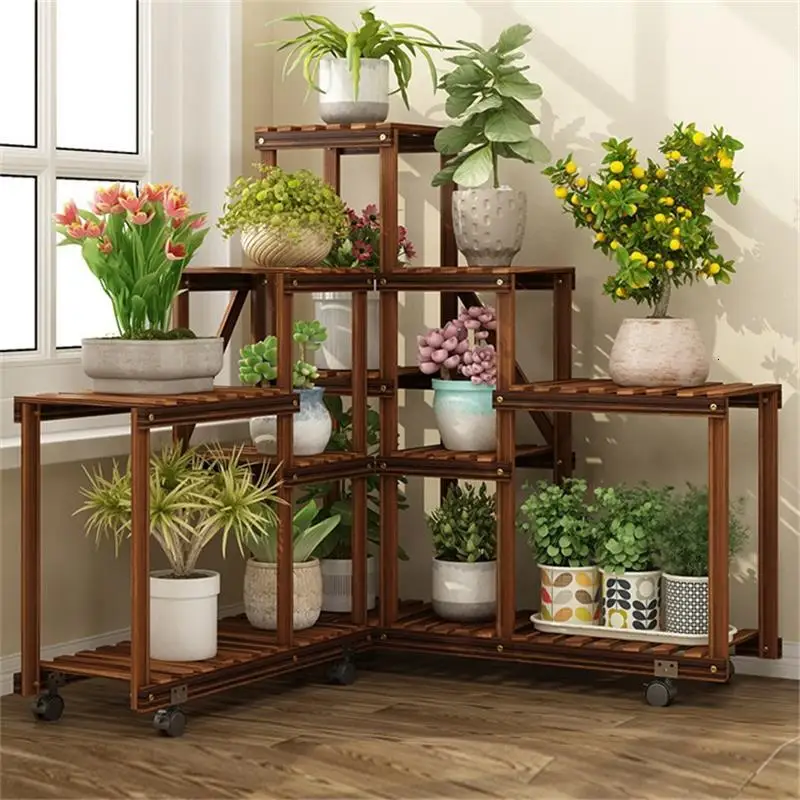 Escalera Decorativa Madera настольные садовые полки для Estante Para Plantas уличная Цветочная полка