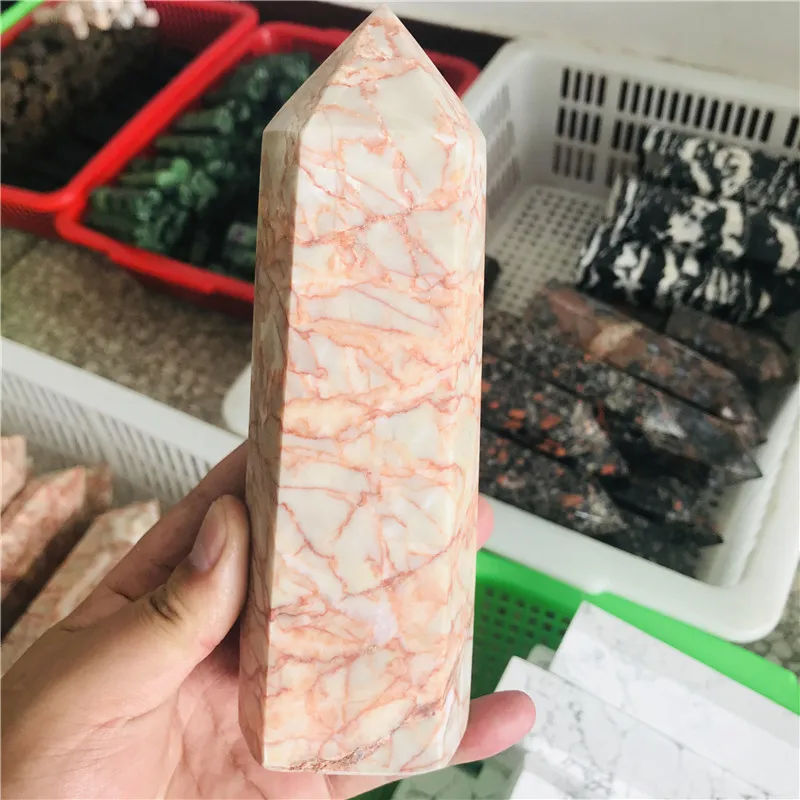 

Натуральный кристалл точечная терапия кварцевый кристалл палка ручной работы минеральное украшение дома ювелирные изделия DIY подарок