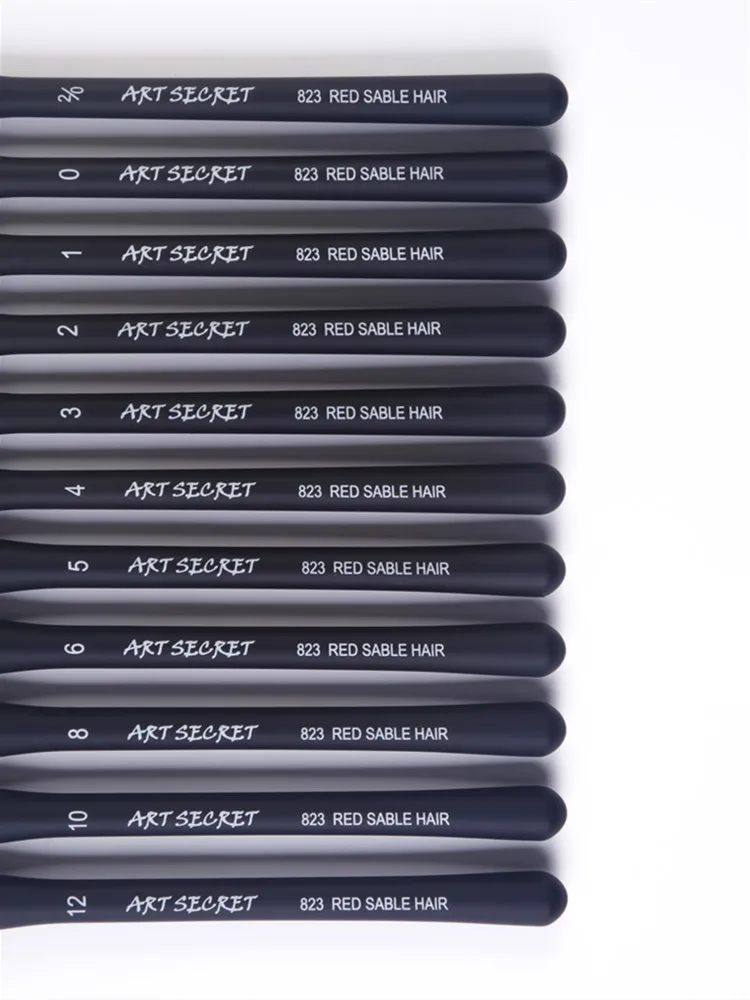 ArtSecret Высококачественная Новинка 823 красная соболиная кисть для рисования
