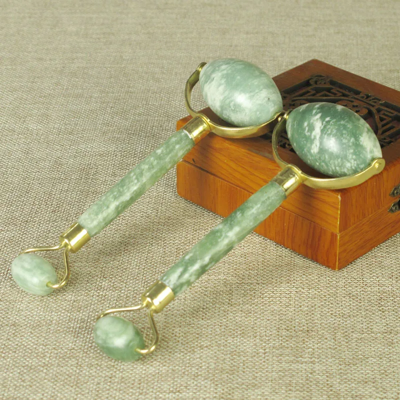 

Tt Natural Jade Large Double-Headed Reinforced Beauty Instrument Facial Face Eye Massage Stick