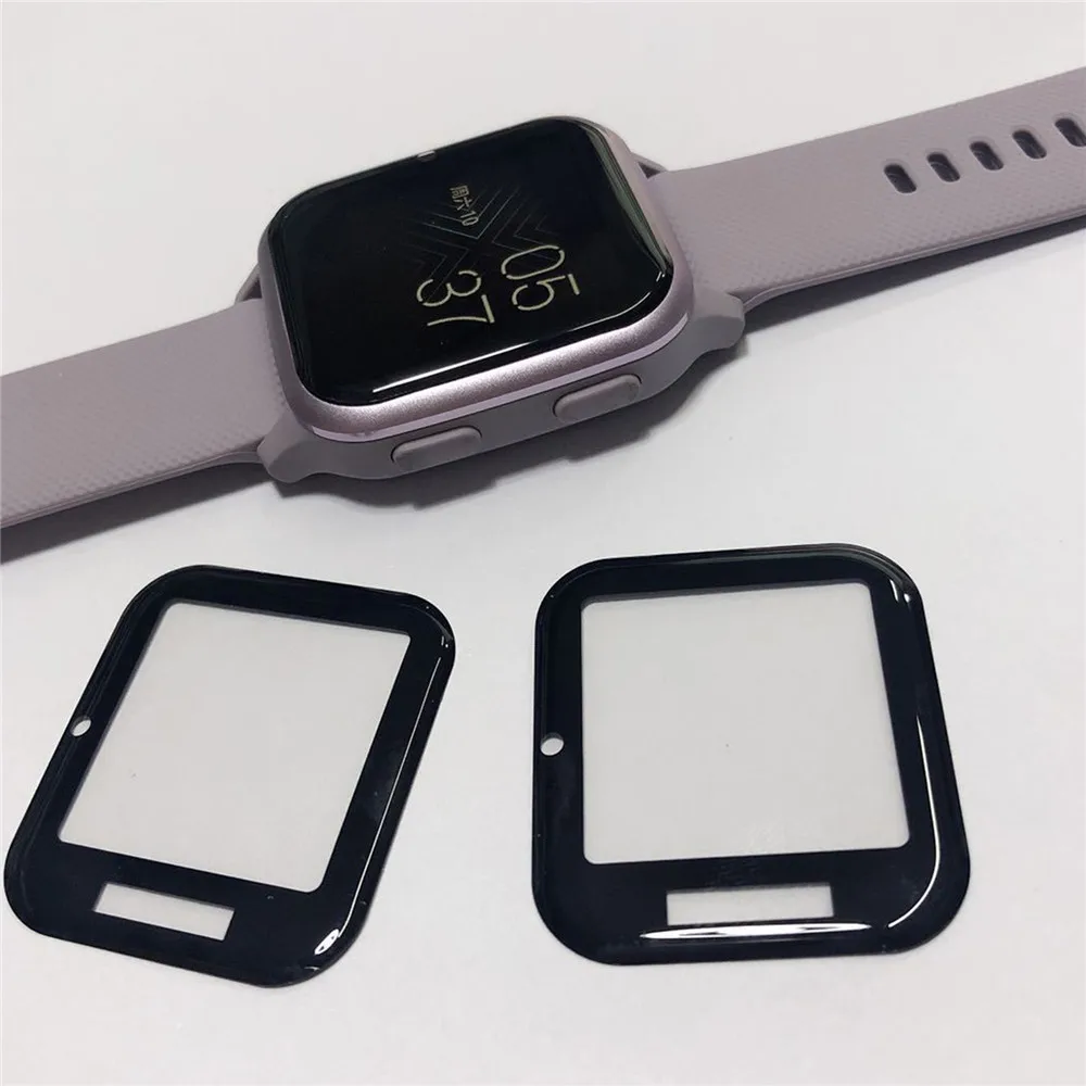 Защитная пленка для экрана часов Garmin CAME SQ противопузырьковая 3D изогнутая