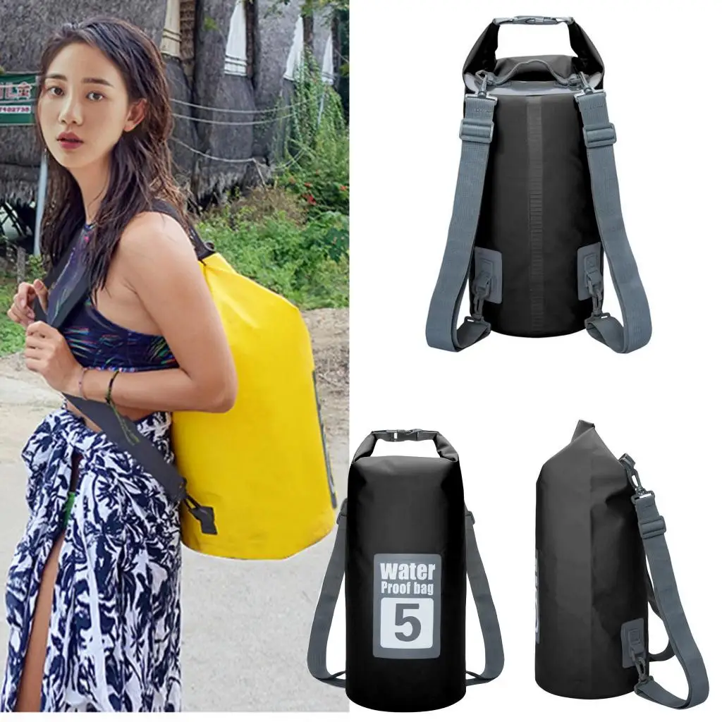 

Водонепроницаемый сухой мешок для больших нагрузок 5 л/10 л/15 л/20 л/30 л, рюкзак для водных видов спорта