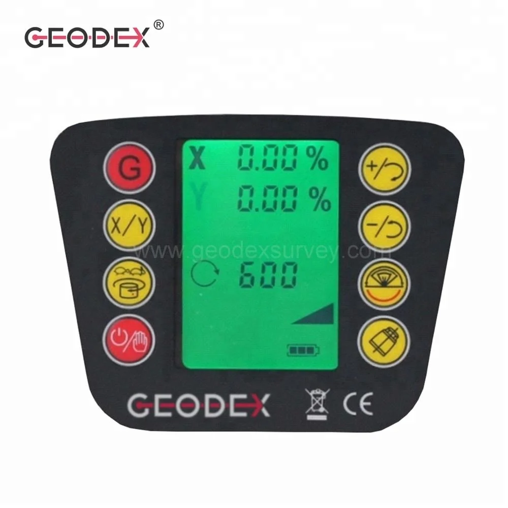 

Geodex 400HVG accuracy Self-Leveling Rotary Grade Laser Level, Slope Matching with LCD display, green laser beam long visibility