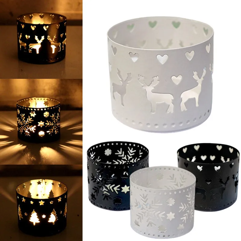 Рождественский полый подсвечник креативное Рождественское украшение для