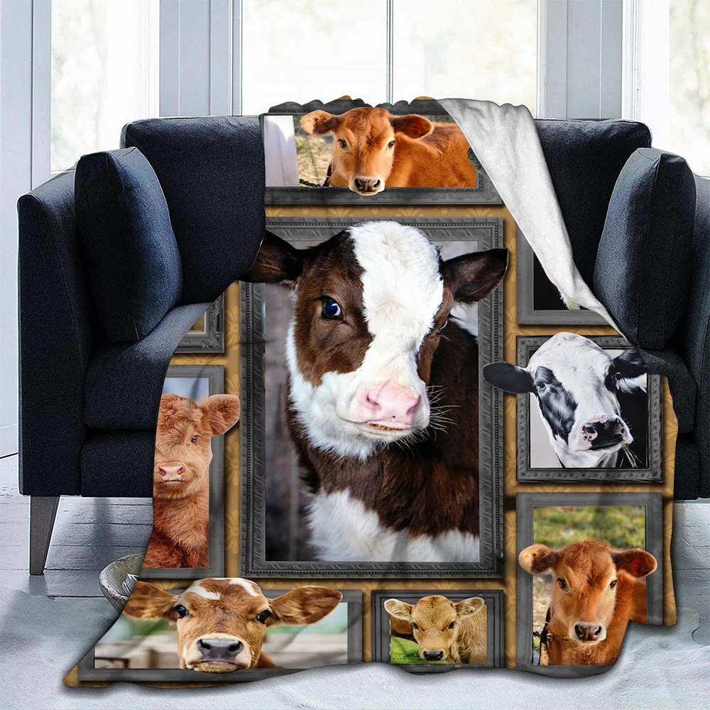 

Одеяло в стиле милых животных, легкий супермягкий удобный роскошный фланелевый плед для взрослых и детей, всесезонное теплое покрывало для ...