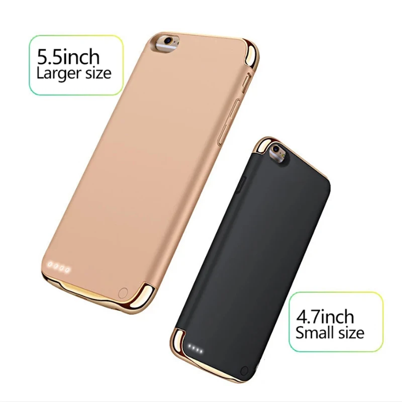 Ультратонкий чехол-аккумулятор для телефона iPhone 12 6 6s 7 8 с зажимом аккумулятор