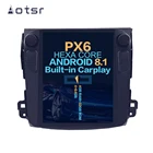 Автомобильный DVD-плеер Aotsr Tesla 10,4, вертикальный экран, Android 8,1, GPS, для MITSUBISHI OUTLANDER, Citroen C-Crosser, Peugeot 4007, 2006 +