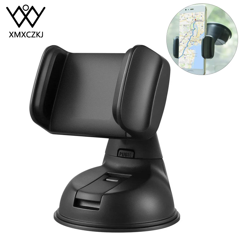 

Universal Car Phone Holder For iPhone Xiaomi Car Holder Stand Windshield Mount Cell Phone Holder Car Dashboard Smartphone Stand