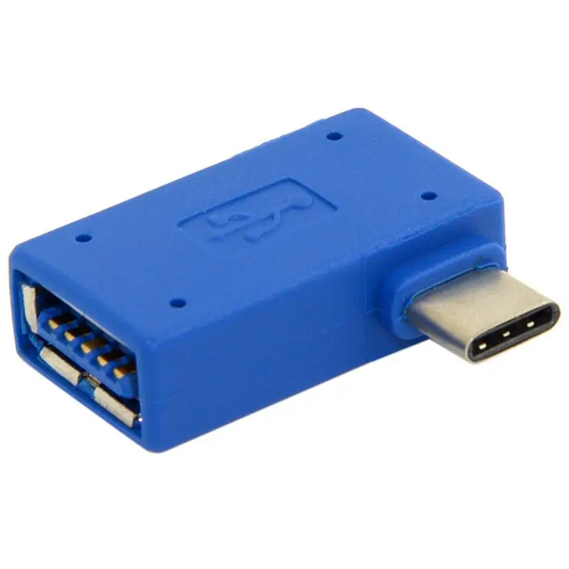 USB 3 1 Тип C правый 90 градусов угловой штекер к 0 Женский OTG адаптер | Электроника