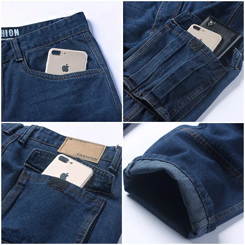 Мужские джинсовые брюки карго MSSNNG повседневные рабочие байкерские с множеством