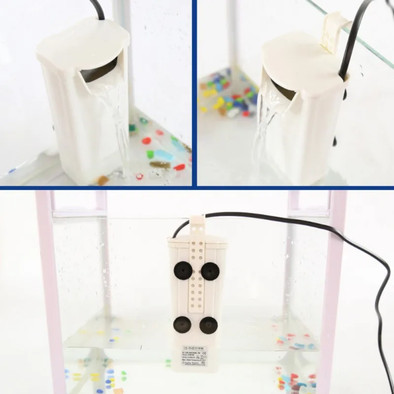 Фильтр водопада низкого уровня воды мини-аквариум для черепахи аквариум