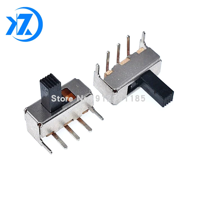 10 шт. переключатель SS12F23 SS12F23VG5 G4 G7 0 5 А 50 В 3 контакта 1P2T изогнутый под 90 градусов