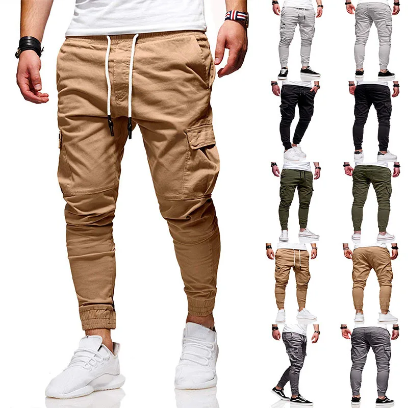 

2021 Fashion Men‘s Running Jogging Sport Pants Hip Hop Sweatpants Trousers Streetwear Leggings Training Trackpants -40