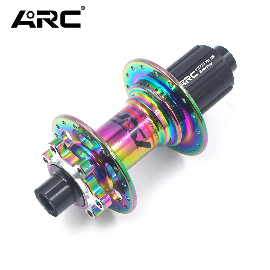 Втулка для горного велосипеда ARC Rainbow велосипедная с подшипником NBK 32H 8 9 10 11