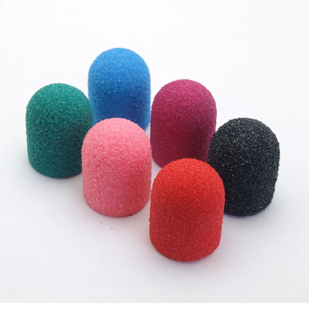 Колпачки шлифовальные для педикюра и ногтей 10 шт.