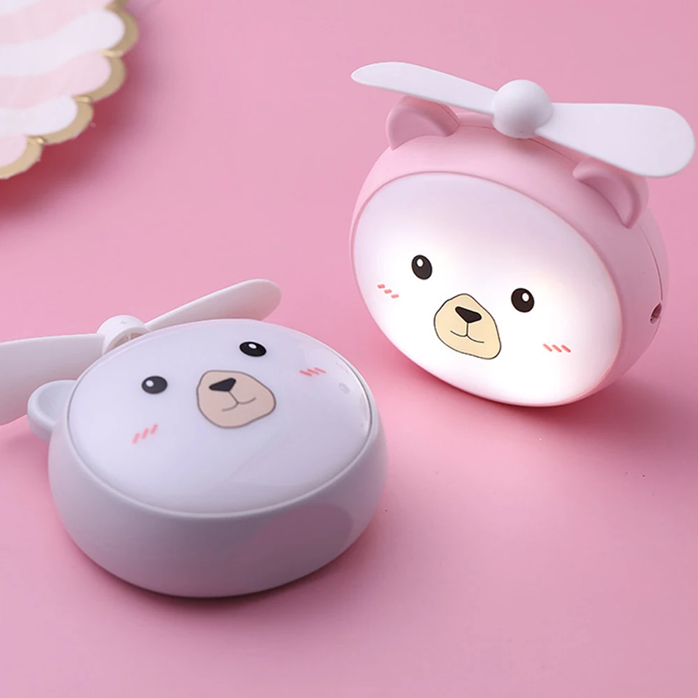 Летний кулер портативный вентилятор ручной USB перезаряжаемый Мини Складной для