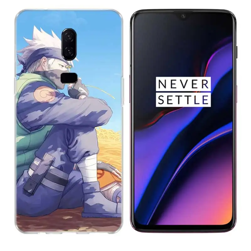Naruto Kakashi Luxury Soft TPU Silicone Phone Back Case For OnePlus One Plus 7 Pro 5 5T 6T 6 Fundas Printed Cover Coque |