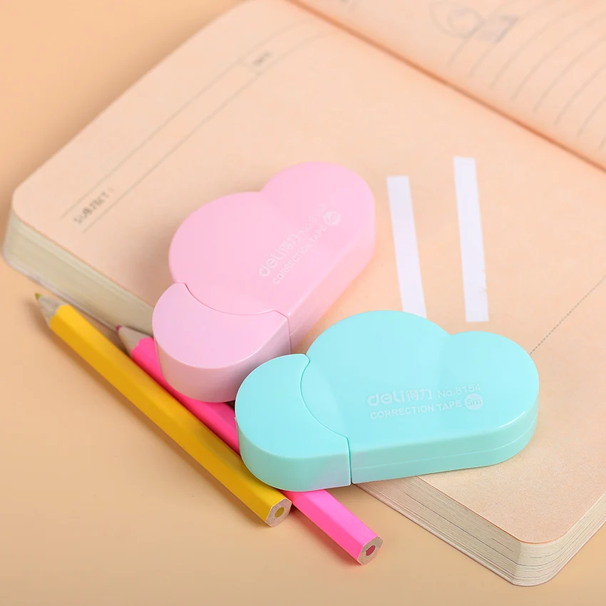 Милые Kawaii облака мини маленькая лента для коррекции корейские милые канцелярские принадлежности Новинка Офисные детские школьные принадлежности 1 шт