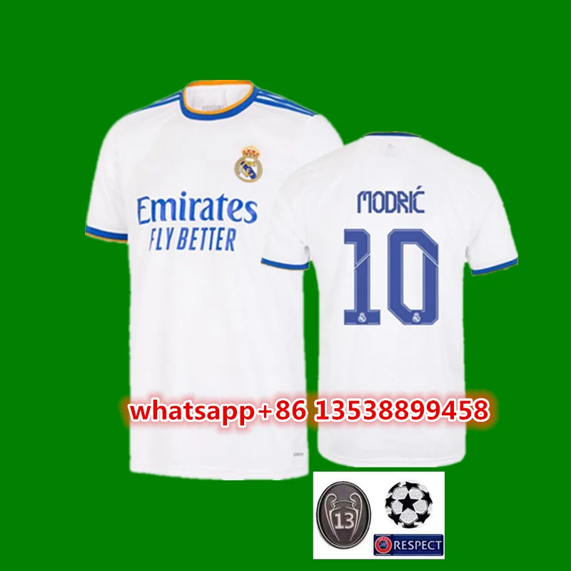 

Top Quality new adults Real MadridES 2021-22 JOVIC BENZEMA MODRIC HAZARD VALVERDE ASENSIO RODRYGO SERGIO RAMOS JAMES jersey