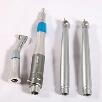 dental low speed handpiece 2 hole kit 2pcs highspeed fiber optic led turbine 2hole