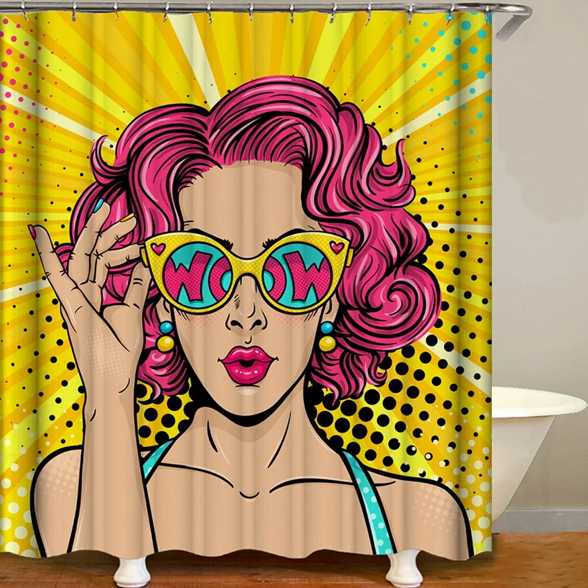 Женская Фотоштора с розовым цветком|Шторы для душа| |