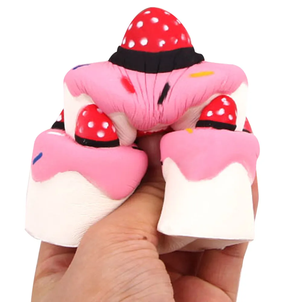 Squishies клубничный торт ароматизированный медленно поднимающийся сжимающий