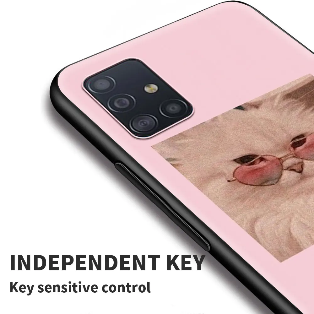 

Cellphone Case For Samsung A21s A51 A71 A91 A72 A52 A42 A41 A32 A31 A21 EU A12 A11 A02 A02s A01 Cute cat Lovely Cover